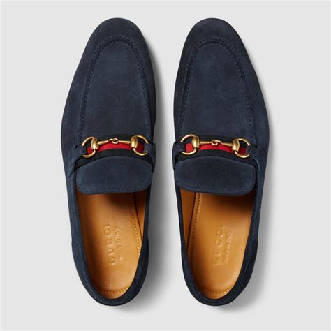 gucci blue oxidized mens loafers|gucci blue suede loafers.